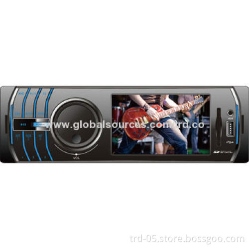 1-Din Car Video MP5 Player, with 3'' TFT Display, 4*50W, USB/SD